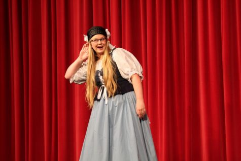 During last years play, senior Annette Berntsen speaks in between each set as the narrator. “I thought last year’s play was one of the best that we have done, and Im really excited about what this year’s play will bring, Berntsen said. 