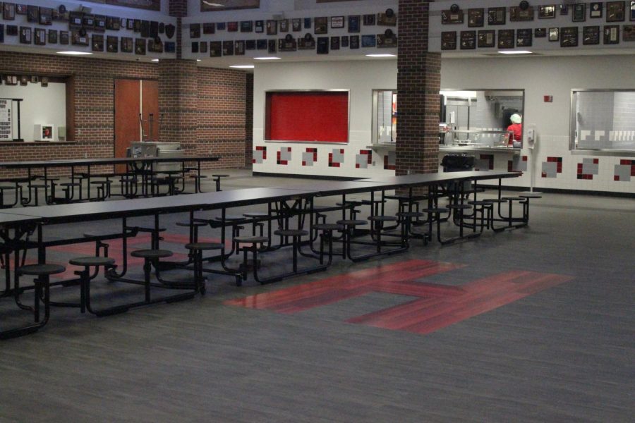 During the second semester, new floors were added into the lunchroom that matched the new floors added to the classrooms before the school year began. New counters were also added to the bathrooms during the second semester. 