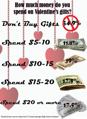 How much money do you spend on Valentines gifts?
