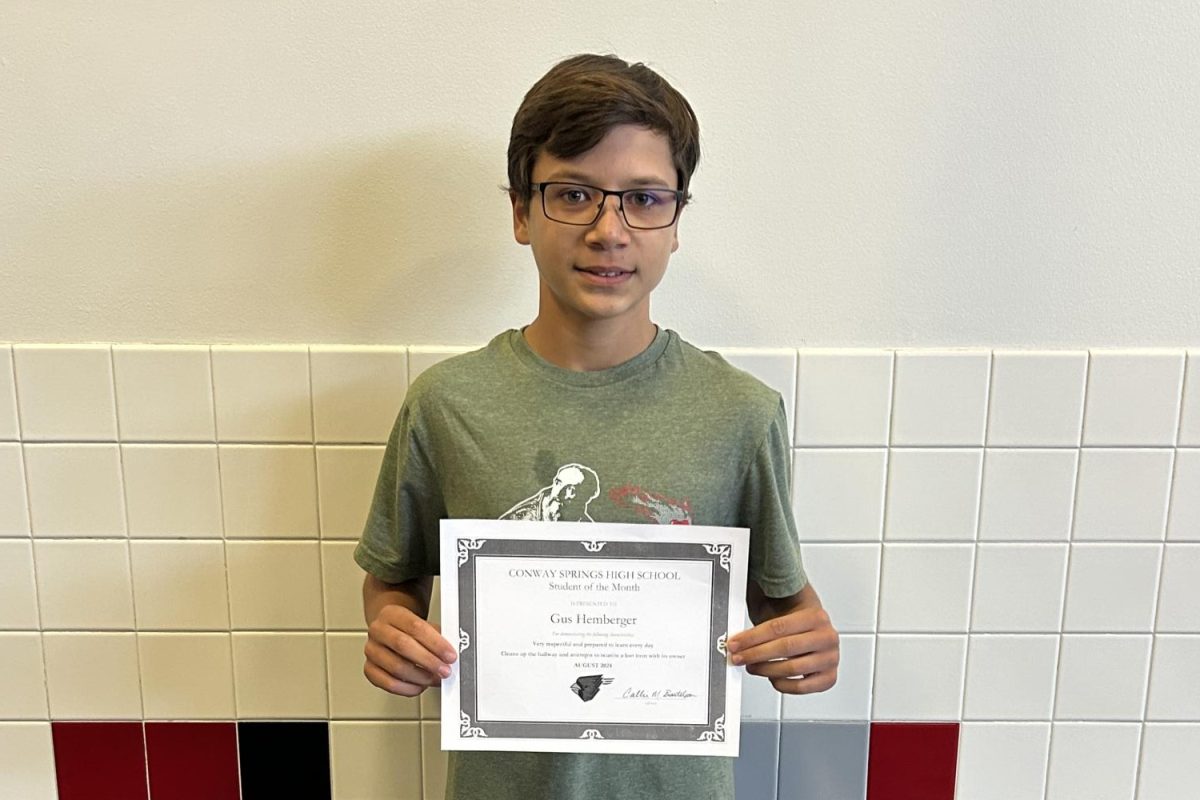 August's Student of the Month