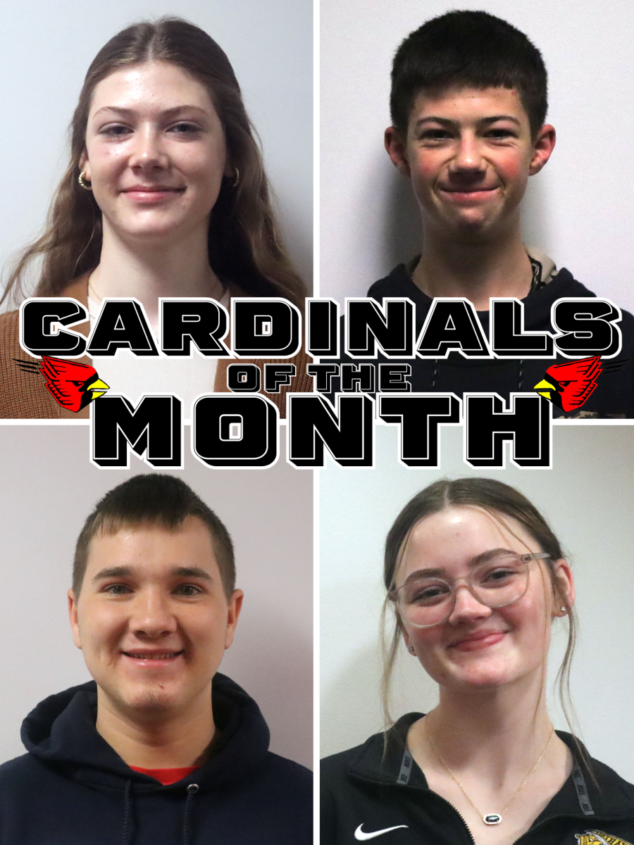 January Cardinals of the Month sponsored by Haviland Broadband